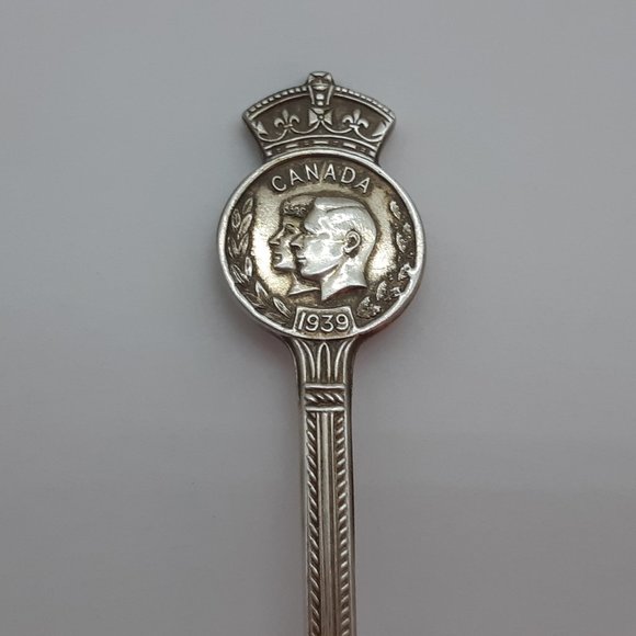 Silverplate Collector's Spoon 1939 Royal Tour of Canada - Picture 9 of 11